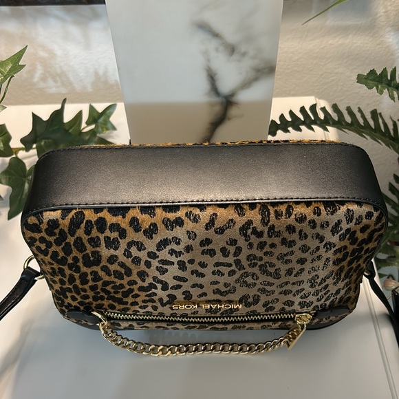 Michael Kors Leopard Print Crossbody Bag - Picture 4 of 6